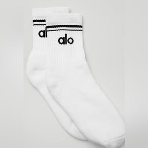ALO Unisex Half-Crew Throwback Socks